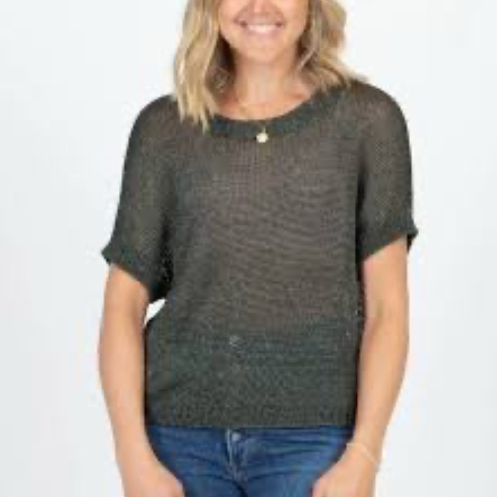 Vince Charcoal Gray Crew Neck Sweater